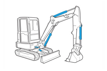 hydraulic cylinder for small excavator