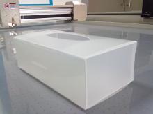 PVC box cutting folding machine