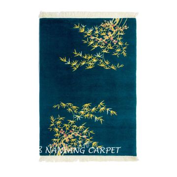 3x4.7ft Handwoven Chinese Art Decor Wool Rug