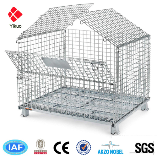 High Quality Loading 1000kg Stacked Steel Storage Cage for Warehouse