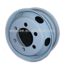 China Auto Parts Tubeless Truck Rim Steel 19.5"