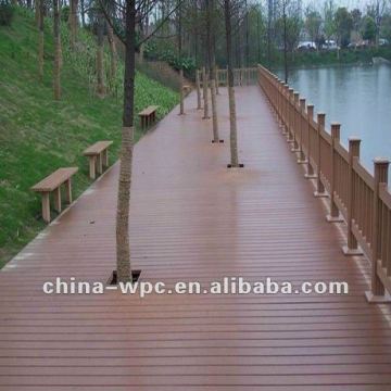 waterproof hot sale wpc solid outdoor decking