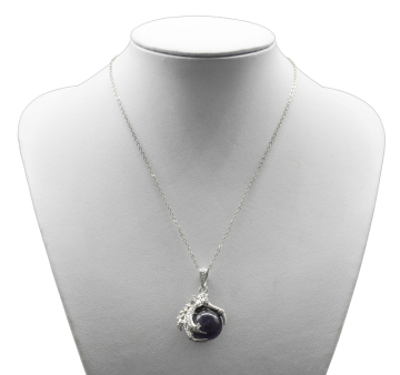 Wholesale Fashion Jewelry Amethyst Sphere Dragon Claw Pendant