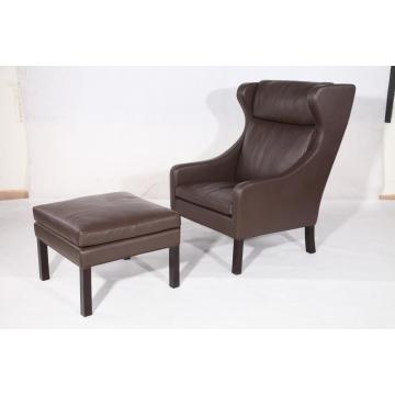 Borge Mogensen 2204 lounge chair and ottoman replica