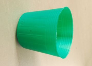 Custom Biodegradable Plant Pots , 75mm Flexible For Flower
