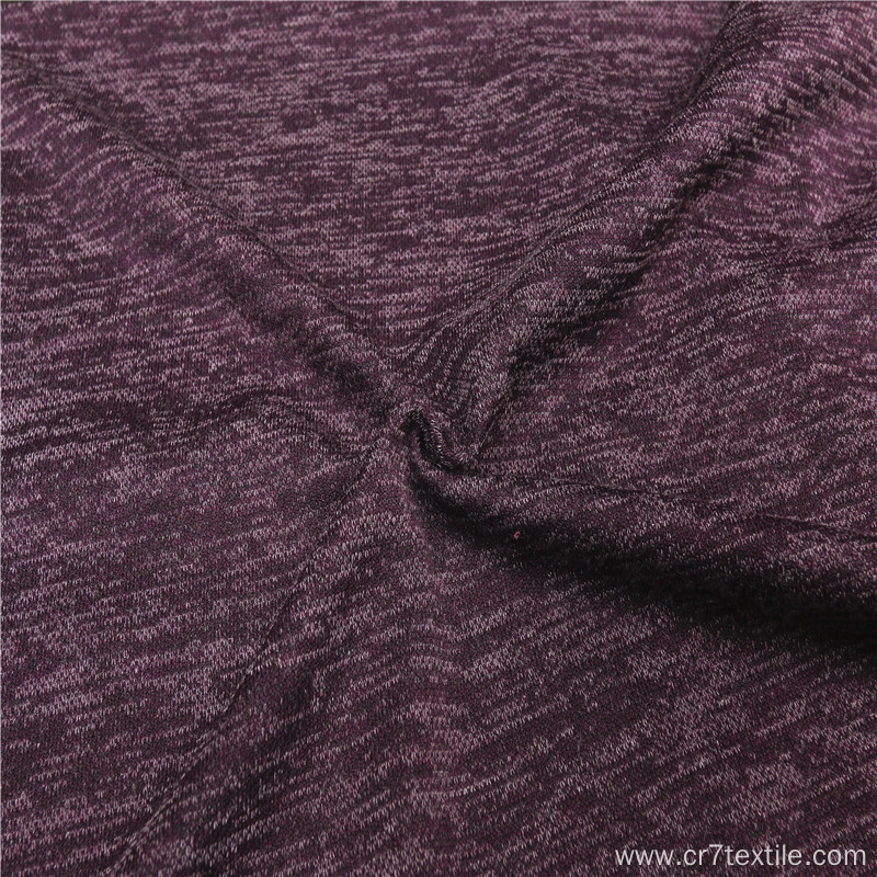 Breathable 4 Way Spandex Dyed Coarse-knitted Jersey Fabric