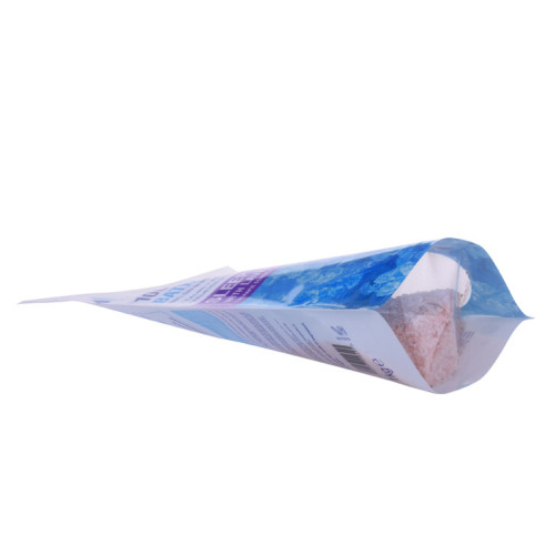 Saco de plástico de preço competitivo para sal com zíper