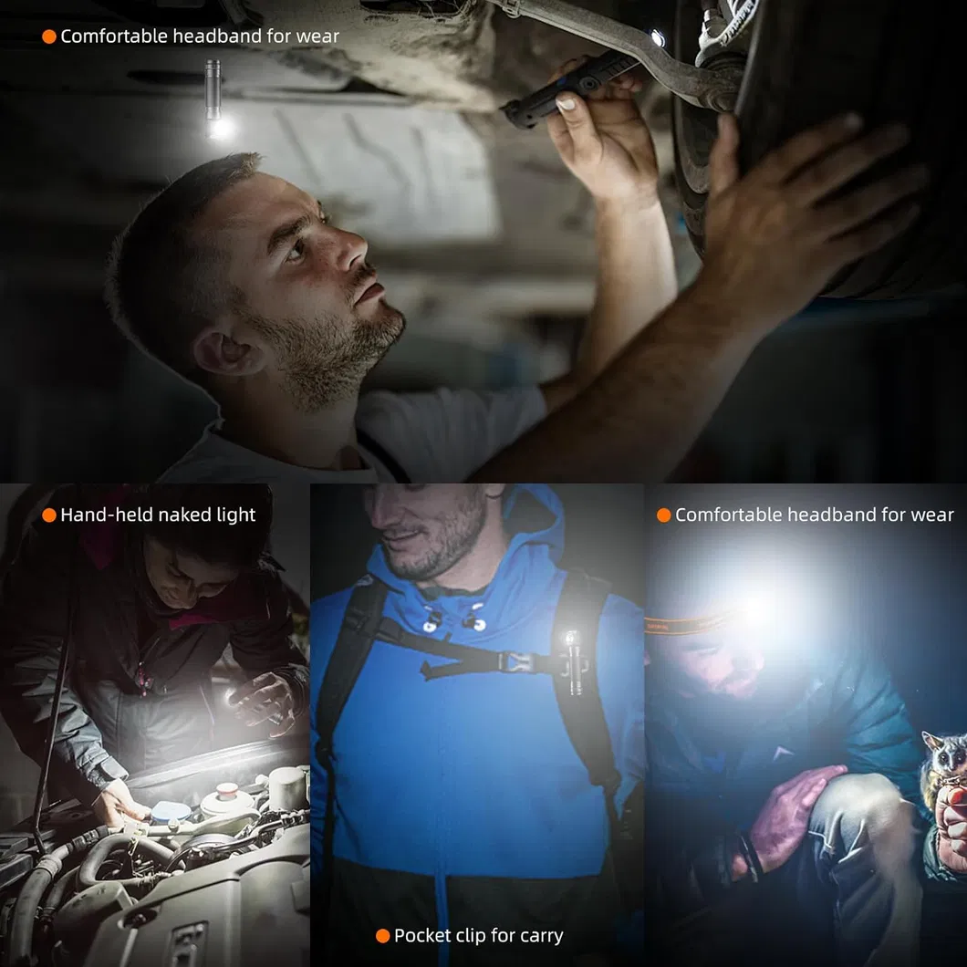 Compact Clip-on LED Camping Light for Outdoor Use