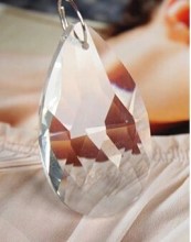 38mm Crystal hanging tear shape drops chandelier suncatcher