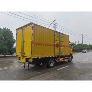 4x2 Dangerous goods van type transport truck