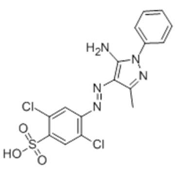 Benzolsulfonsäure, 4- [2- (5-Amino-3-methyl-1-phenyl-1H-pyrazol-4-yl) diazenyl] -2,5-dichlor-CAS 12239-15-5