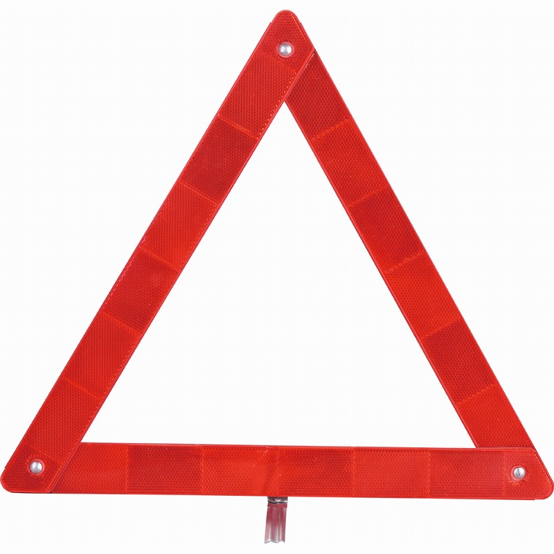 reflective warning triangle