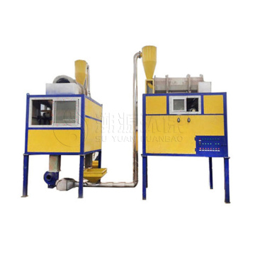 mixed plastic pvc electrostatic separating machine for sale