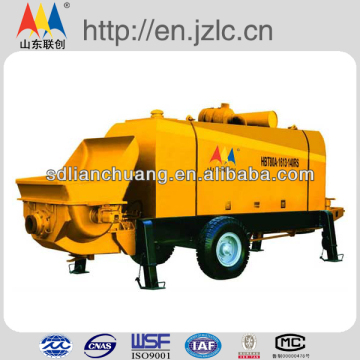 Concrete pump trailer