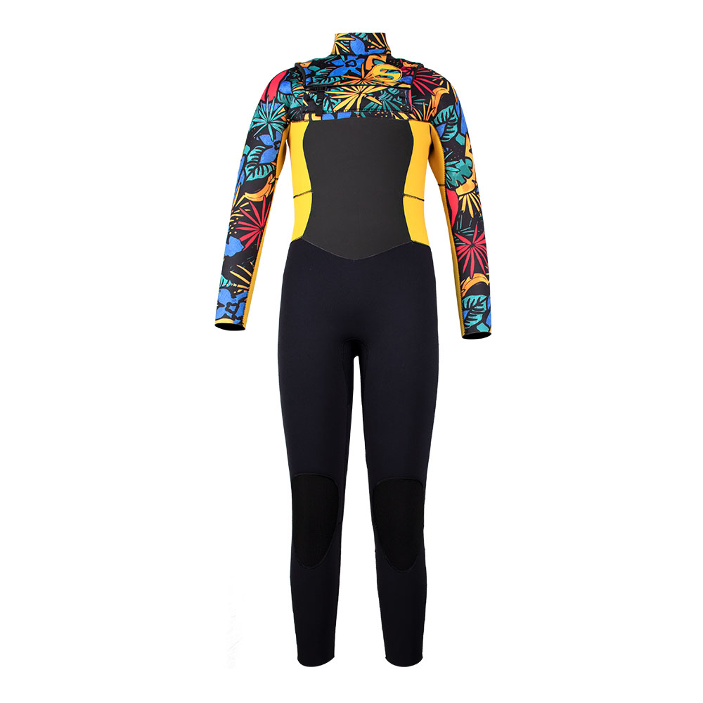 Ghiorno della pelle marina gilrs al torace full zip ecoprene wetsuits