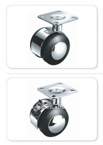 40MM/50MM Plastic Swivel Caster Wheel with Plate