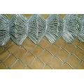 PVC Coated Diamond Shape Wire Mesh Sportsfield Chain Link Fence