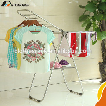 Butterfly shape foldable clothes hanger,High quality garment display rack,Foldable laundry foldable hanger