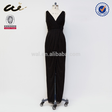 Black night club evening dress