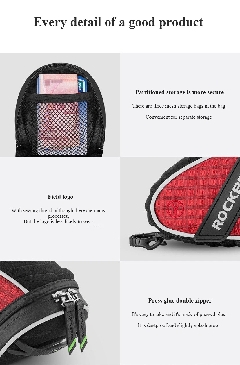 Rockbros Waterproof Large Capacity Saddle Bag Bicycle Tail Bag Mountain Road Bike Back Seat Bag Cushion Bag