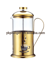 Gold French Press Expresso Coffee Maker