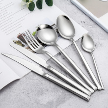 Stainless Steel Sterling Silver Flatware Cutlery Set