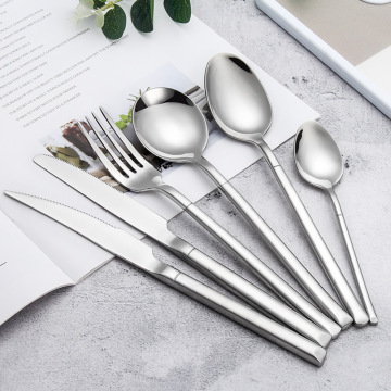 Stainless Steel Sterling Silver Flatware Cutlery Set