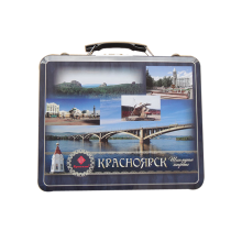 Metal food grade suitcase  tin can