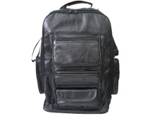Patched Leather Backpack Purse (DS070605)