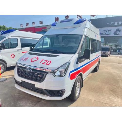 CAR de ambulancia del Hospital Ford para paciente de transporte