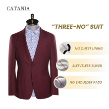 Custom high quality slim fit suit for men designs elegant chinese style work wear suit for men outfit linen suits for men