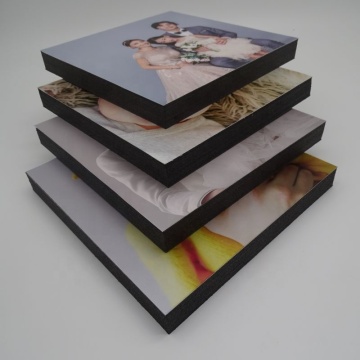 Black Foam Board 8x8 Inch Frameless Photo Framing