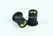Copper/Brass insert Rubber Nut