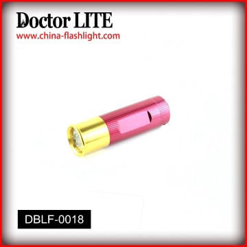 Hot Selling 9 LED Shotgun Shell Style Aluminium Flashlight