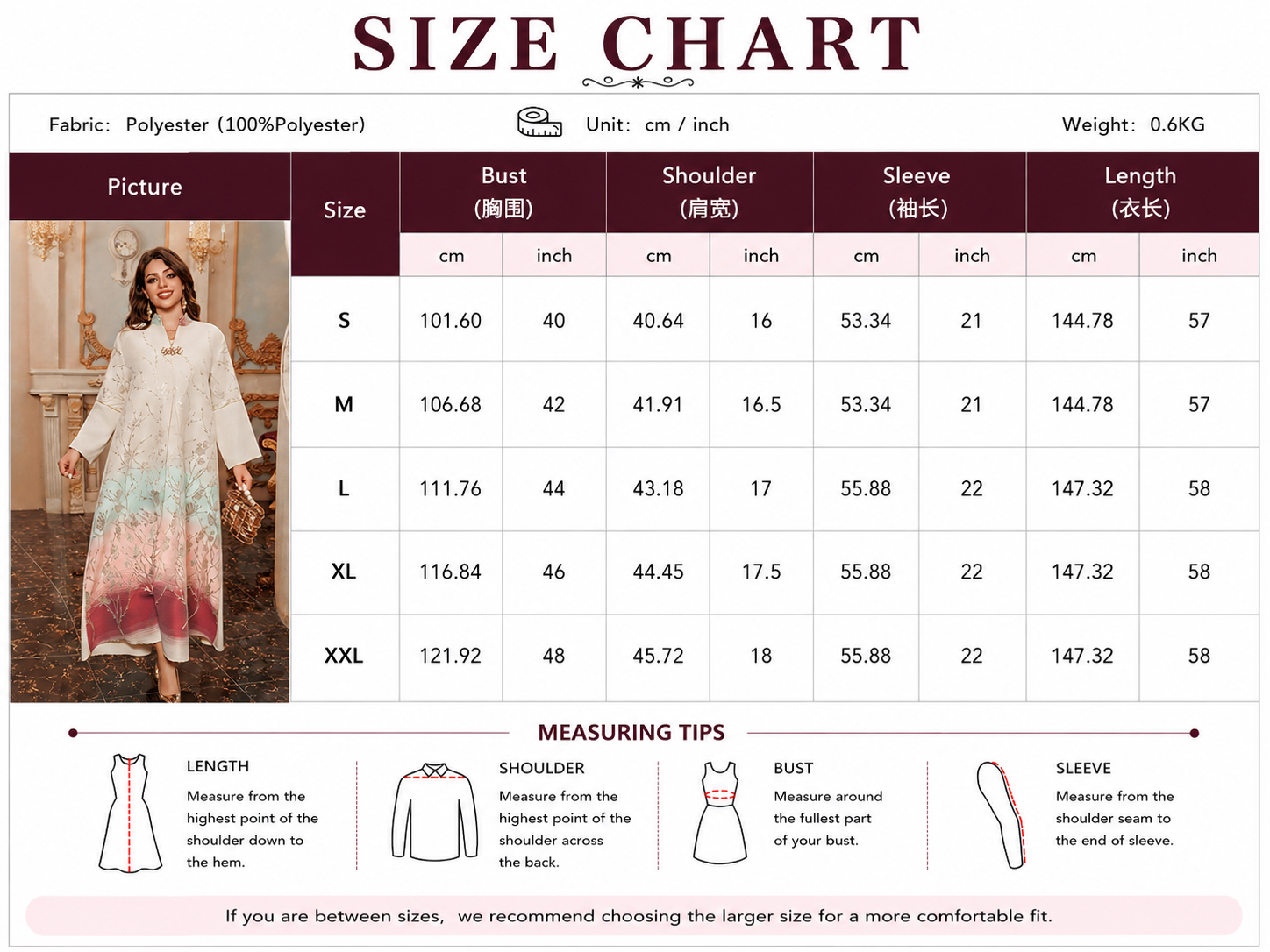 لباس عبایی گلدوزی شده گرادیان Floral Embroidered Gradient Abaya Dress for elegant Middle Eastern occasions