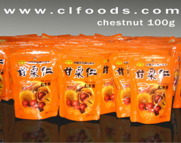 Changli peeled roasted chestnuts for retail