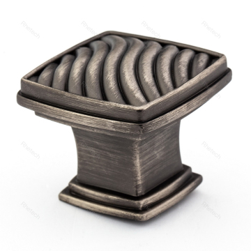 Square decorative vintage wardrobe drawer knobs