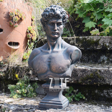 Classic Design Bronze Hercules David Bust Statue