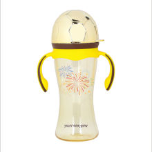 Electroplated baby bottle 280ml Wide neck baby bottle