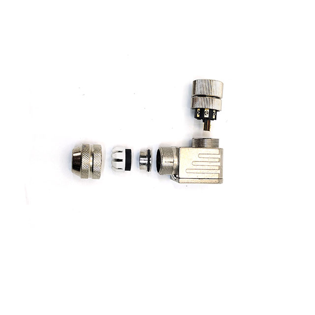 M12 shielded plug connector