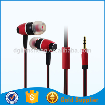 High Bass Headphones, Stylish Metal Flat Headphones with Super Bass