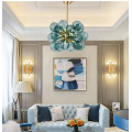 LEDER Glass Chandelier For Living Room