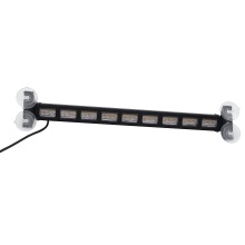 9P LED Flashing Warning Light Stick for Front and Rear Mirrors