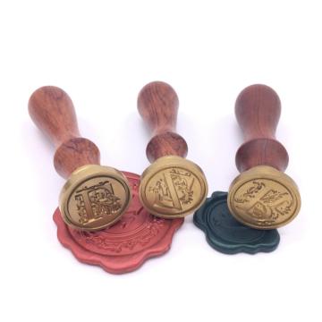 Manuscript Mini Wax Seal Initial Letter Wax Stamp