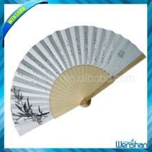 Wenshan hand made Chinese style folding wooden hand fan