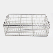 Fine Mesh Stainless Steel Sterilization Baskets for Medical Disinfection