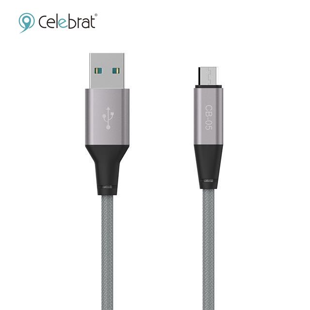 Cepat Mengecas Data USB CB-05 Memindahkan kabel pengecas USB Braided USB Cable untuk telefon bimbit