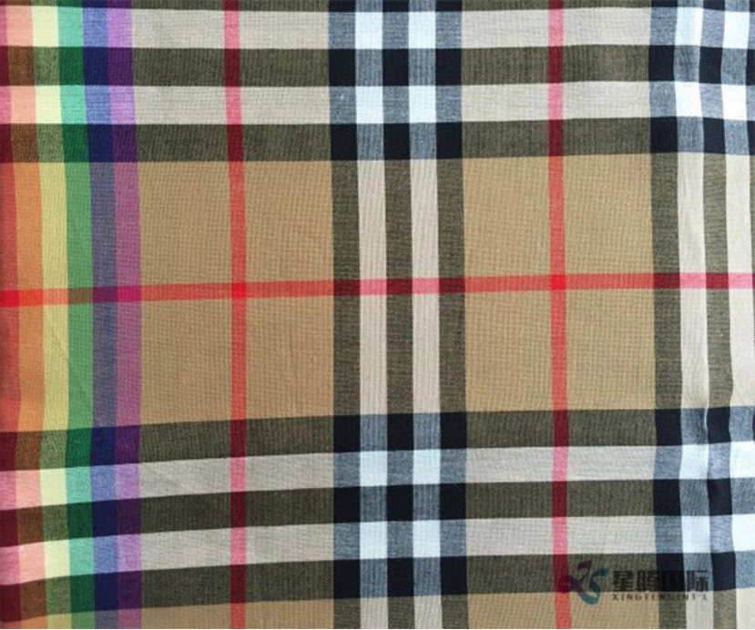 Classic Check Pattern Cotton Blended Fabric