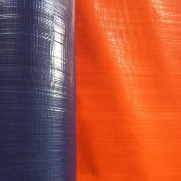 Orange Blue Tarpaulin Roll Goods