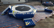 TOP water trampoline combo/ commercial inflatable combo